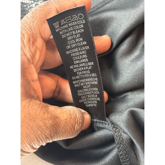 Adrianna Papell Womens Black Lace Top Size L - Picture 11 of 11